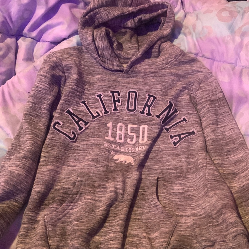 California gray hoodie